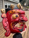 Mahakala Mask in Red