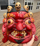 Mahakala Mask in Red