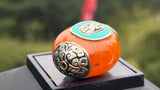 Copal Resin bead with Vajra