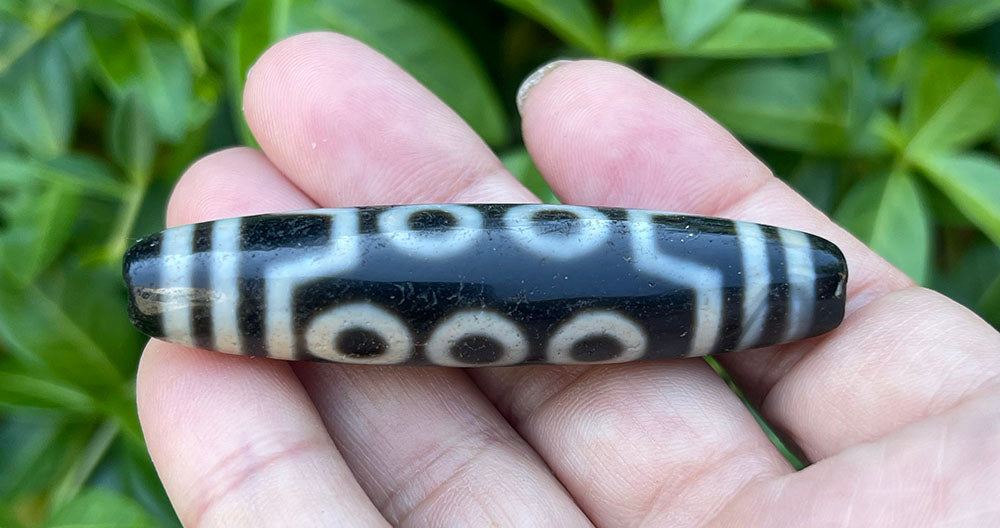 Ten Eye Dzi Bead #5