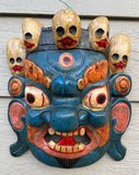 Blue Mahakala Mask