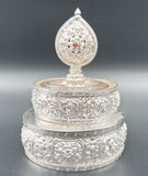 Charming Silver Mandala