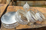 Charming Silver Mandala
