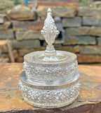 Charming Silver Mandala