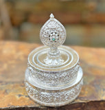 Charming Silver Mandala