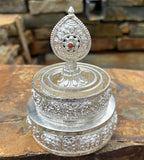 Charming Silver Mandala