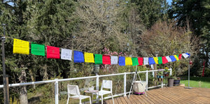 Large Cotton Prayer flag #37