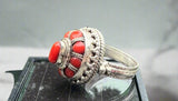 Coral Oval Ring #19