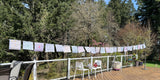 Fair Trade White Prayer Flag #38