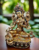 Magnificent Green Tara Statue
