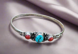 Turquoise Coral Bracelet #17