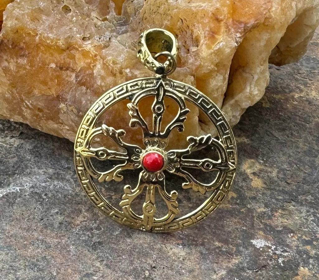 Double vajra Pendant #18