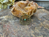Sri Yantra Pendant in Brass #16