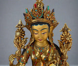 Magnificent Green Tara Statue
