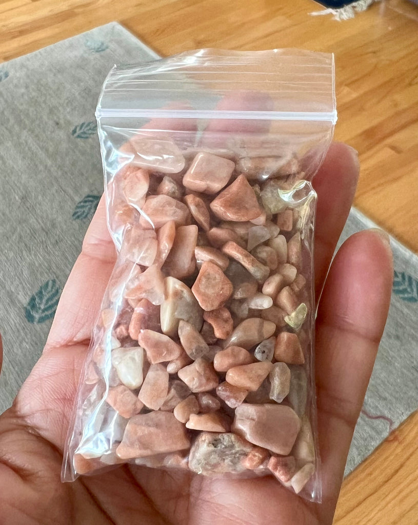 Moonstone Peach Stone for Mandala