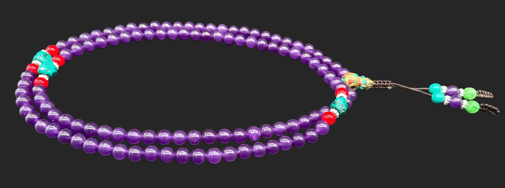 Beautiful Amethyst Mala #8