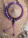 Amethyst Wrist Mala #7
