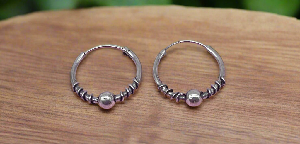 Ethnic Silver Earring #2