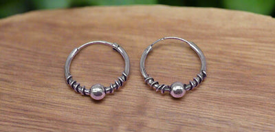 Ethnic Silver Earring #2