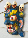Mahakala Mask in Blue