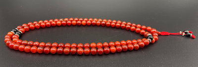 Carnelian with Onyx Spacer Beads  #30