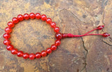 Carnelian Wrist Mala Adjustable #2