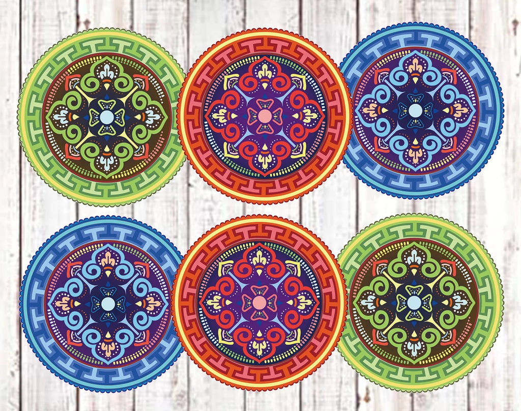 Mandala Design Coasters