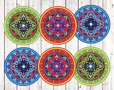 Mandala Design Coasters
