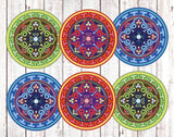 Mandala Design Coasters