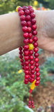 Dyed Coral Mala #36