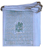 Fair Trade White Prayer Flag #38