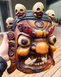 Antique color Mahakala Mask