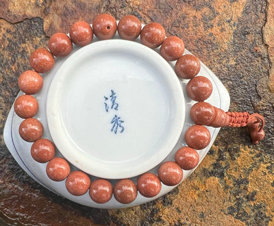 Gold Stone Wrist Mala: Adjustable #6