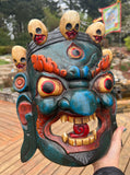 Mahakala Mask in Green