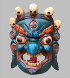 Mahakala Mask in Green