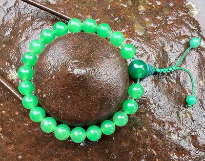 Aventurine Wrist Mala: Ajustable #15
