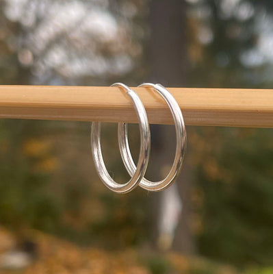 Sterling Silver Hoop Earring #8