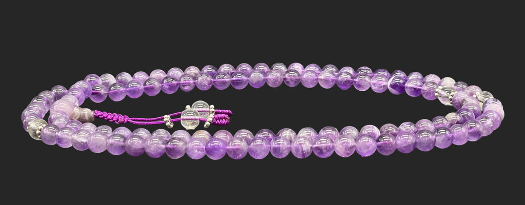 Amethyst Mala Bead Large #18