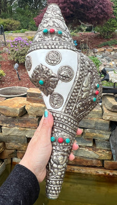 Auspicious Design Conch Shell