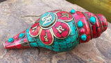 Mantra Inlaid Conch