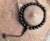 Onyx Wrist Mala: Adjustable #11