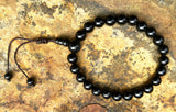 Onyx Wrist Mala: Adjustable #11