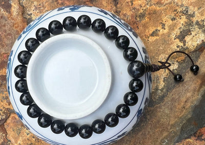 Onyx Wrist Mala: Adjustable #11