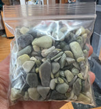 Serpentine Chip Mandala Stone