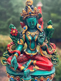 Green Tara Statue