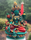 Green Tara Statue