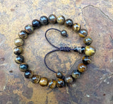 Tiger Eye Wrist Mala #8