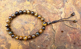 Tiger Eye Wrist Mala #8