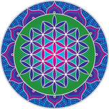 Sacred Flower of Life Mandala Decal #11