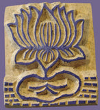 Large Lotus Wood Stamp #14